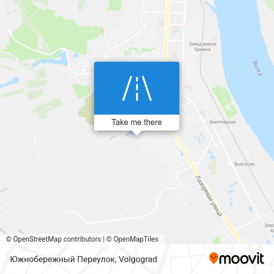 Южнобережный Переулок map