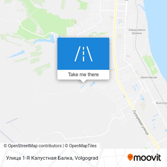 Улица 1-Я Капустная Балка map