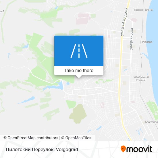 Пилотский Переулок map