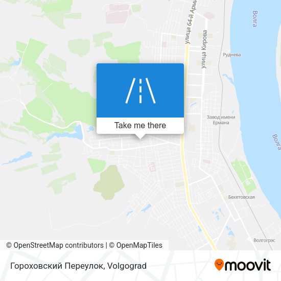 Гороховский Переулок map