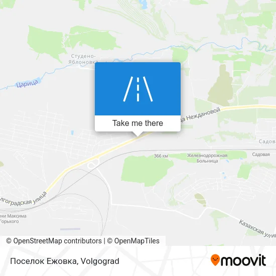 Поселок Ежовка map