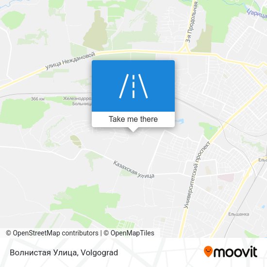 Волнистая Улица map
