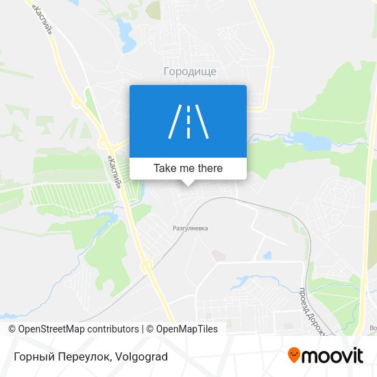 Горный Переулок map
