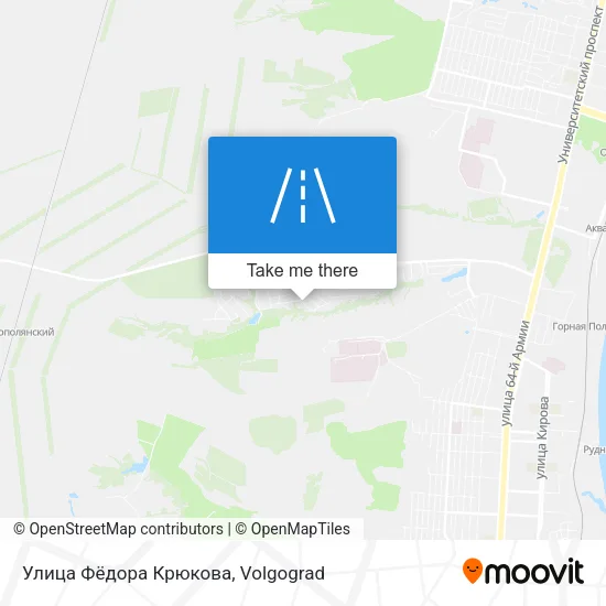 Улица Фёдора Крюкова map