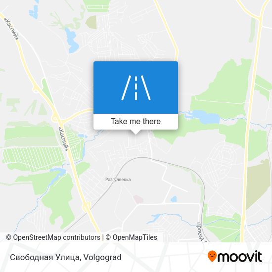 Свободная Улица map