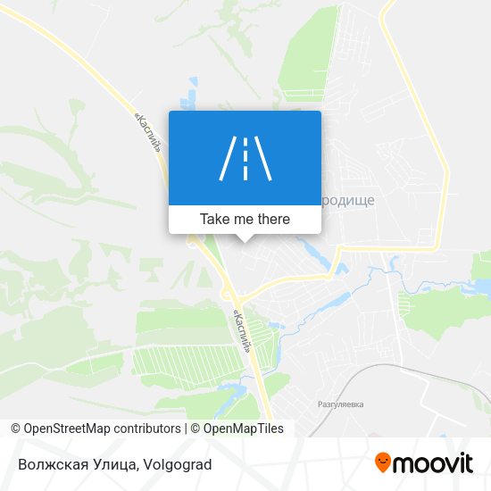 Волжская Улица map