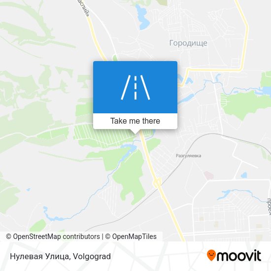 Нулевая Улица map