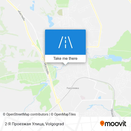 2-Я Проезжая Улица map