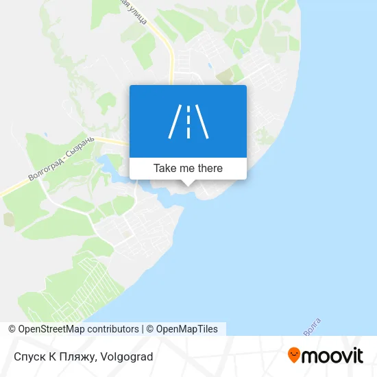 Спуск К Пляжу map