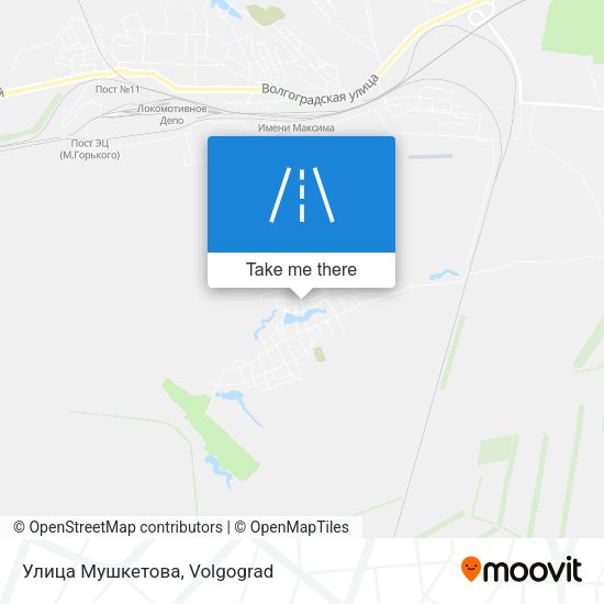 Улица Мушкетова map