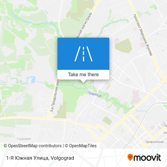 1-Я Южная Улица map