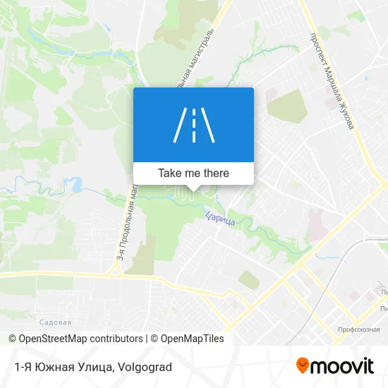 1-Я Южная Улица map