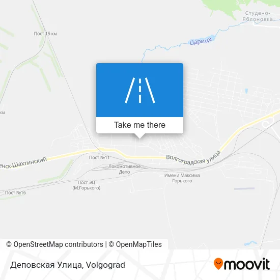Деповская Улица map
