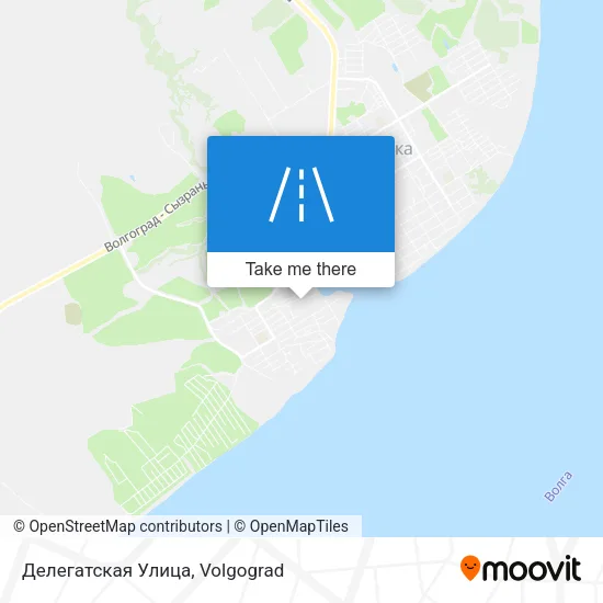 Делегатская Улица map