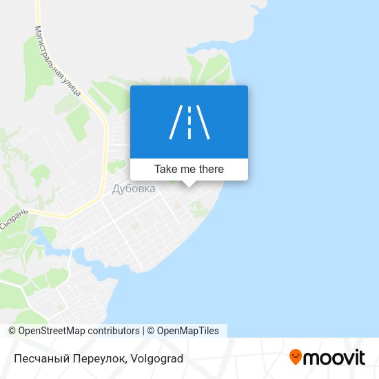 Песчаный Переулок map