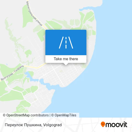 Переулок Пушкина map