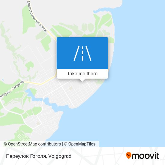 Переулок Гоголя map