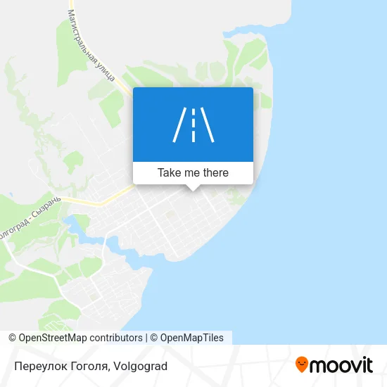 Переулок Гоголя map