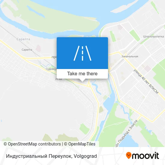 Индустриальный Переулок map