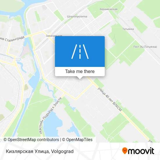 Кизлярская Улица map