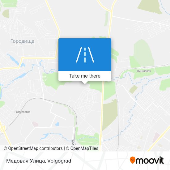 Медовая Улица map