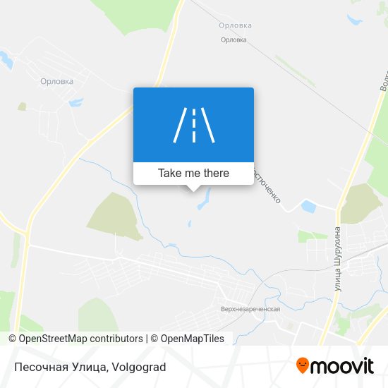 Песочная Улица map