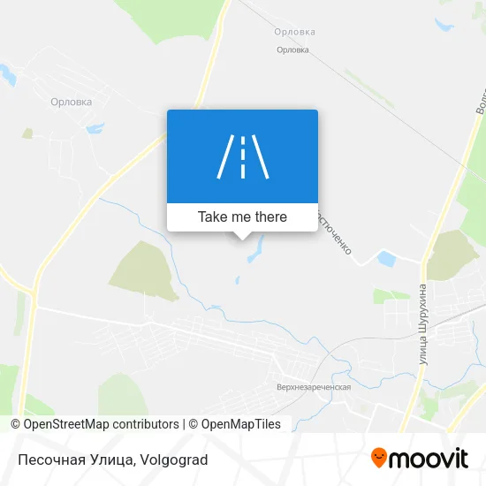 Песочная Улица map