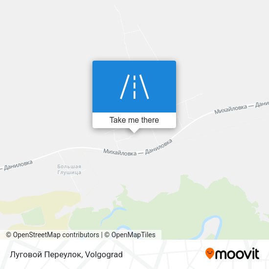 Луговой Переулок map