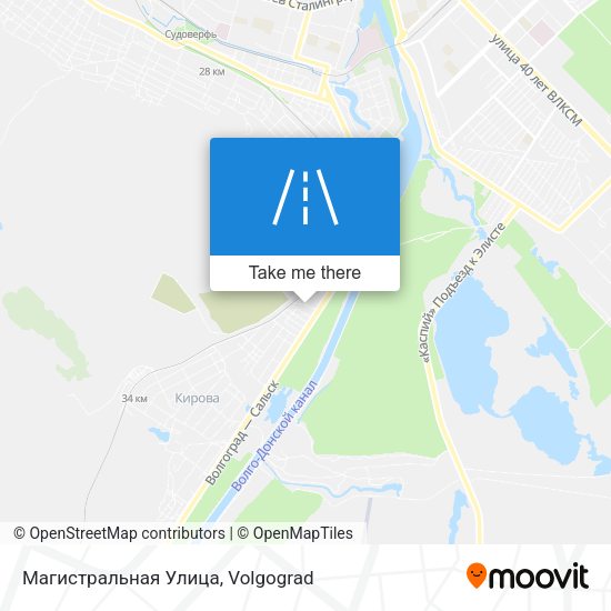 Магистральная Улица map