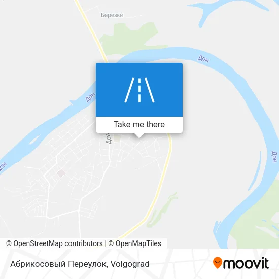 Абрикосовый Переулок map