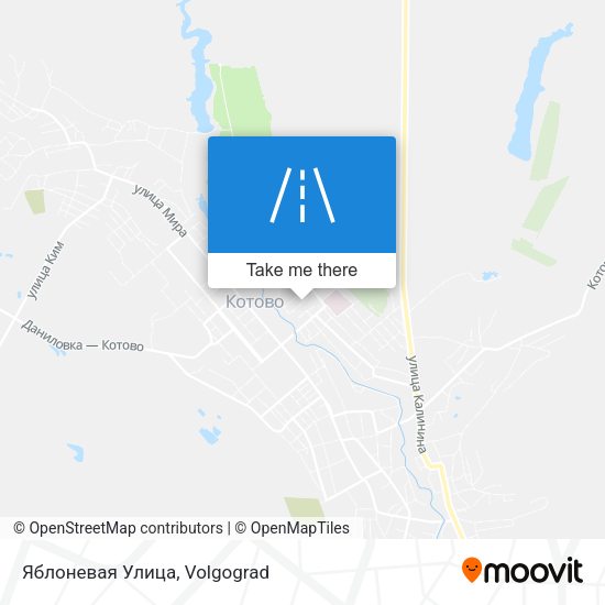 Яблоневая Улица map