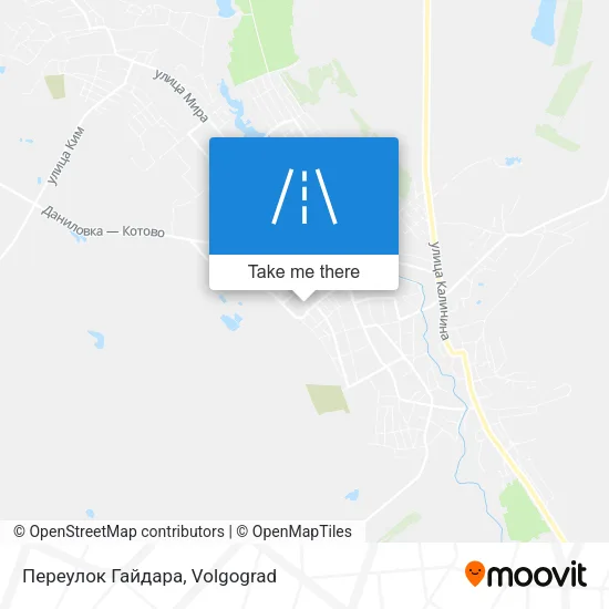 Переулок Гайдара map
