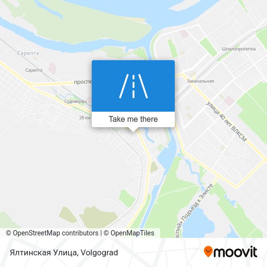 Ялтинская Улица map