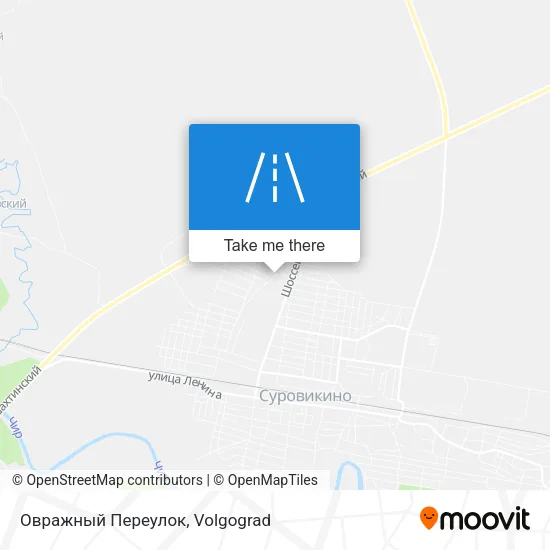 Овражный Переулок map