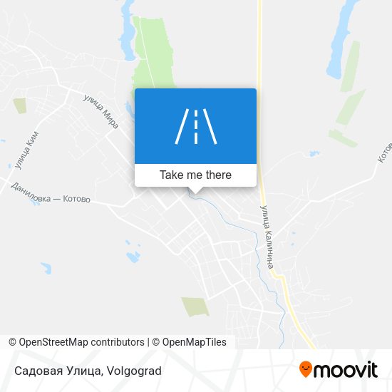 Садовая Улица map