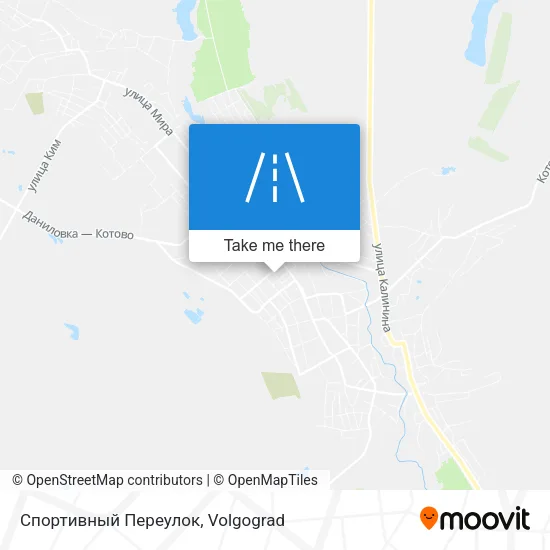 Спортивный Переулок map