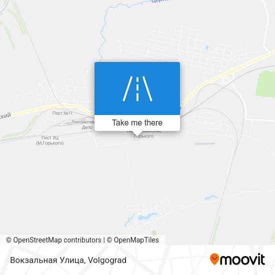 Вокзальная Улица map