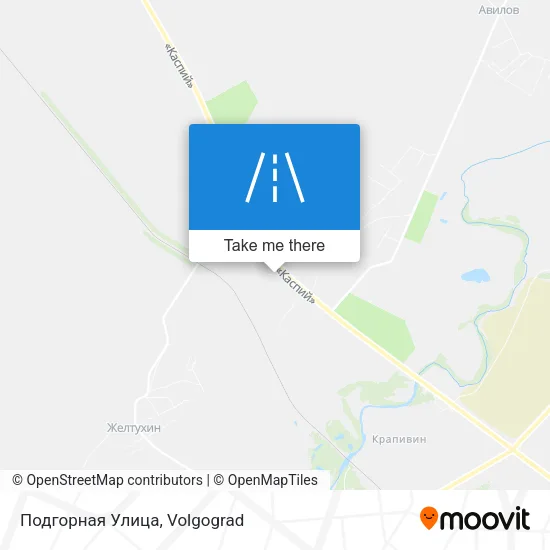 Подгорная Улица map