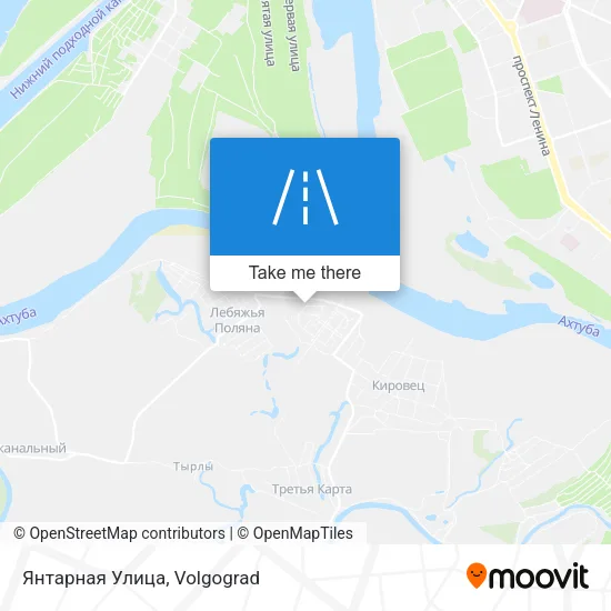 Янтарная Улица map