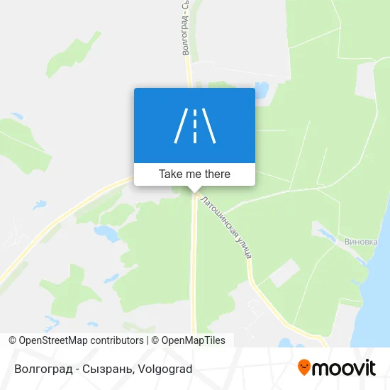Волгоград - Сызрань map