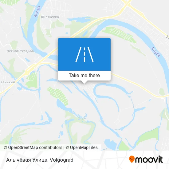 Алычёвая Улица map