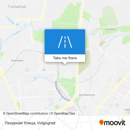 Лазурная Улица map