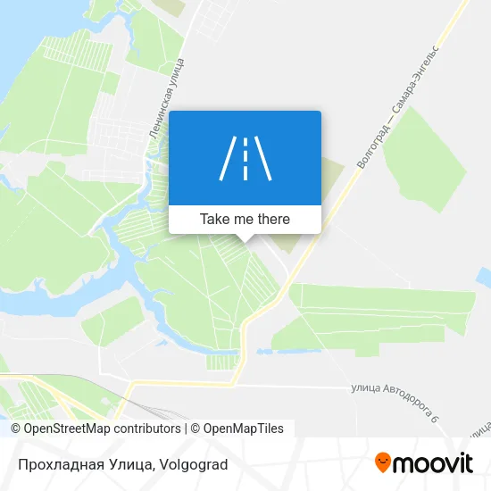 Прохладная Улица map