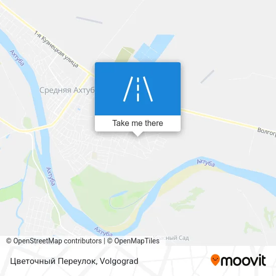 Цветочный Переулок map