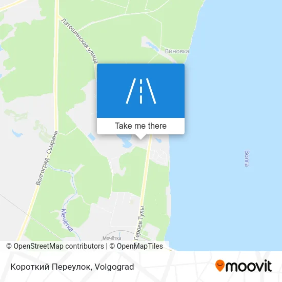 Короткий Переулок map