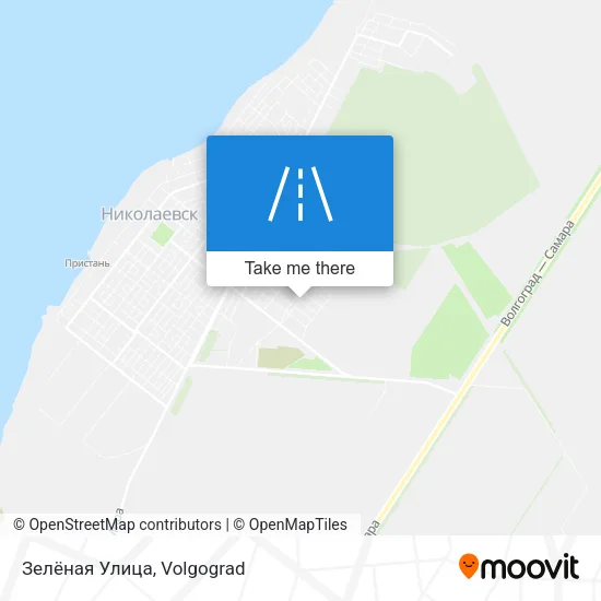 Зелёная Улица map