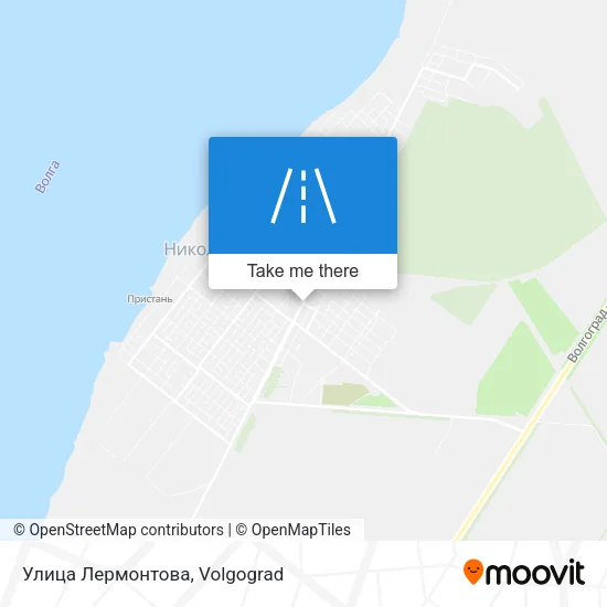 Улица Лермонтова map