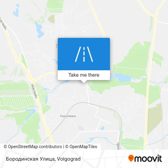 Бородинская Улица map