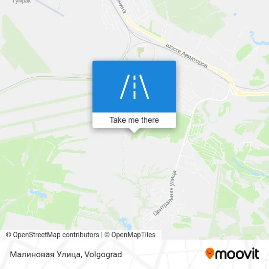 Малиновая Улица map