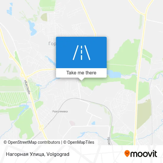 Нагорная Улица map